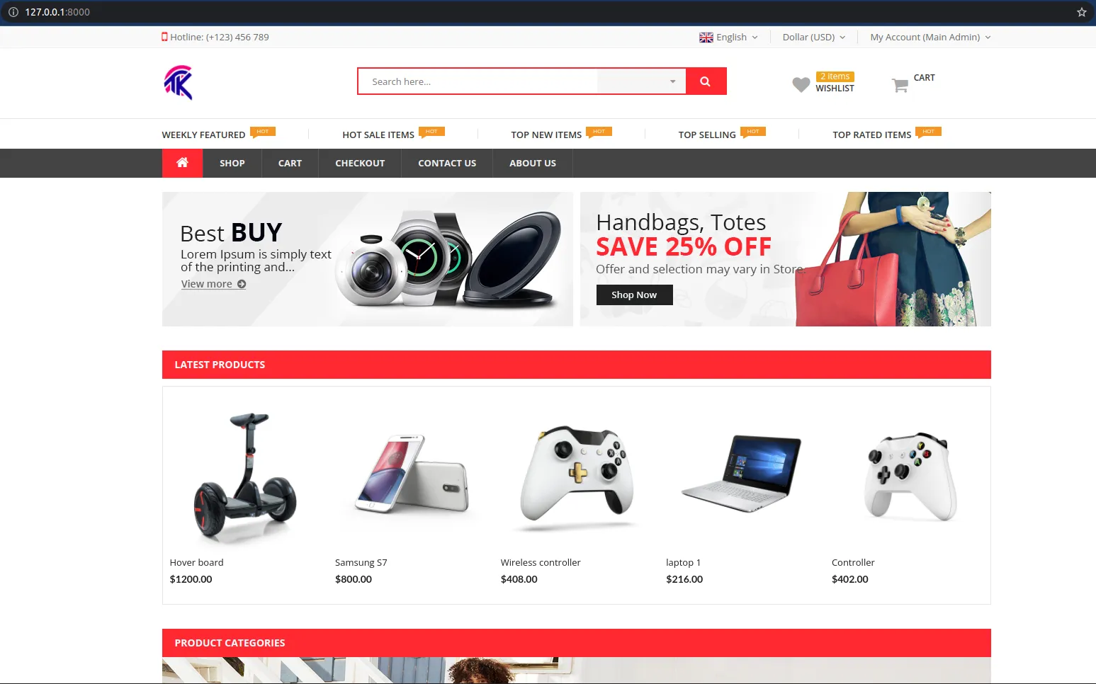 eCommerce Web Application preview
